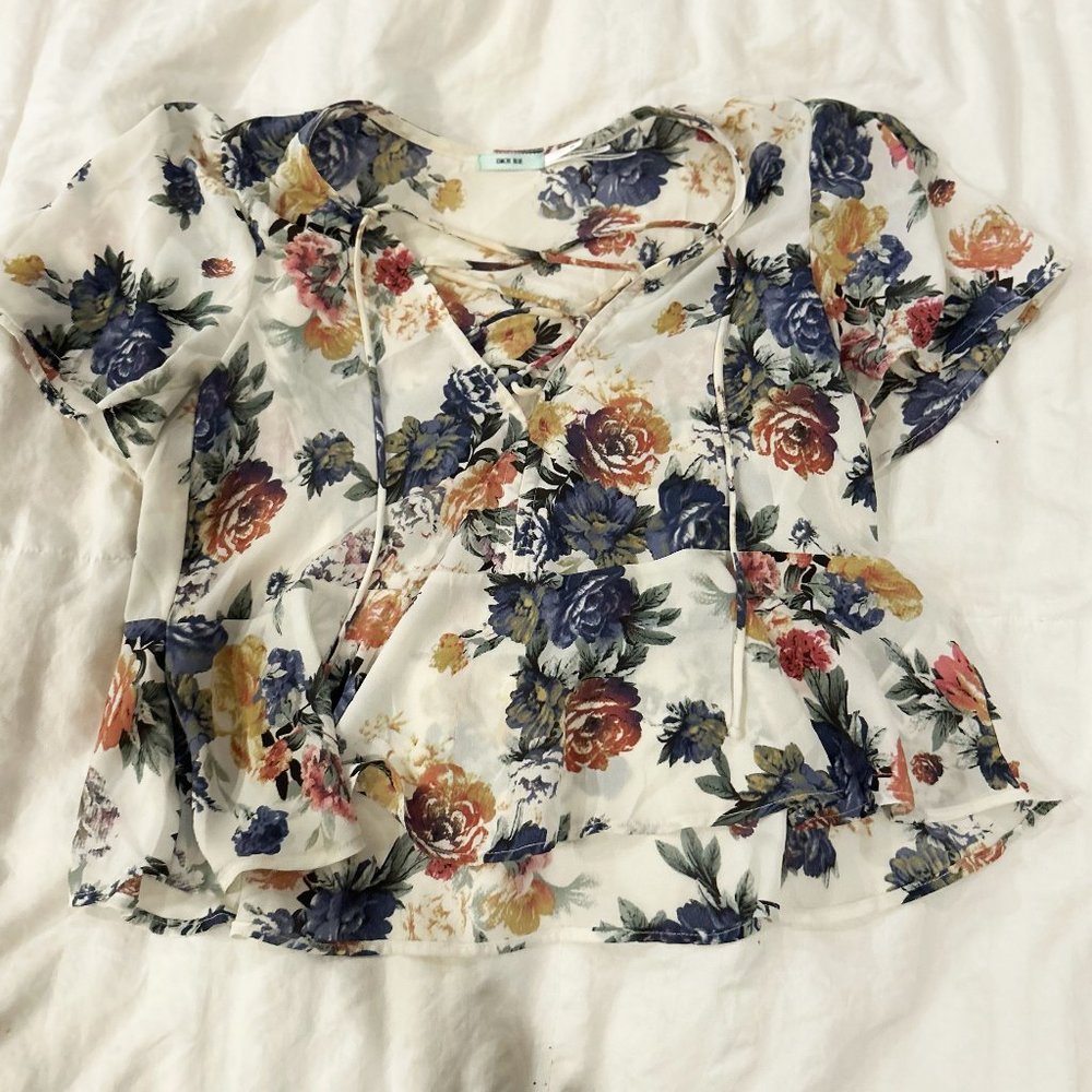 Kimchi Blue Floral Blouse
